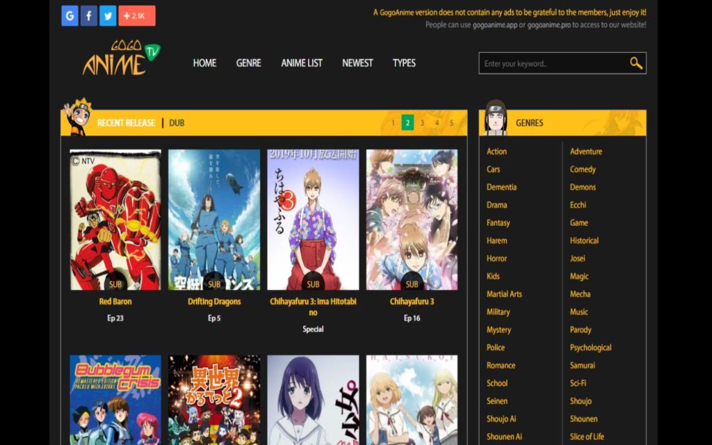 Gogoanime 2025 Watch Online Anime Series & Shows