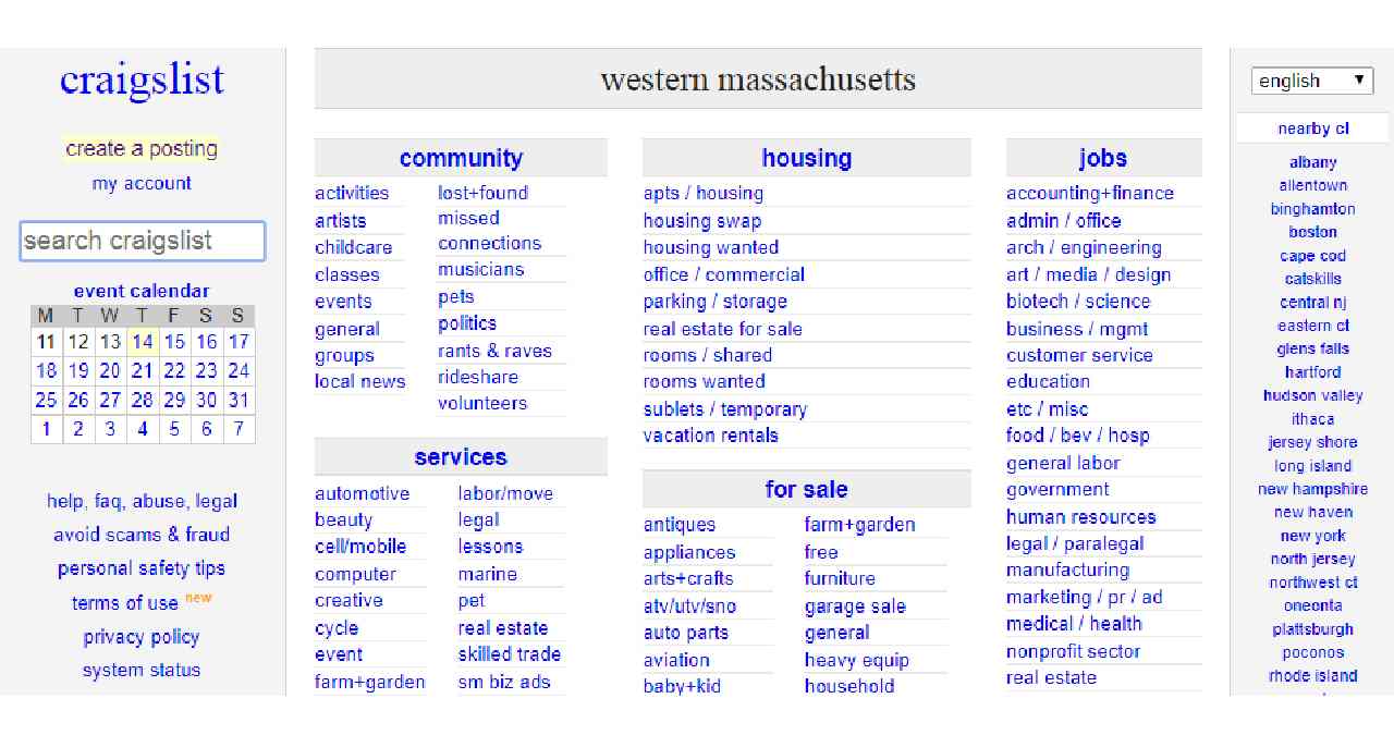 Craigslist Western Mass – All You Need to Know About Craigslist Postings