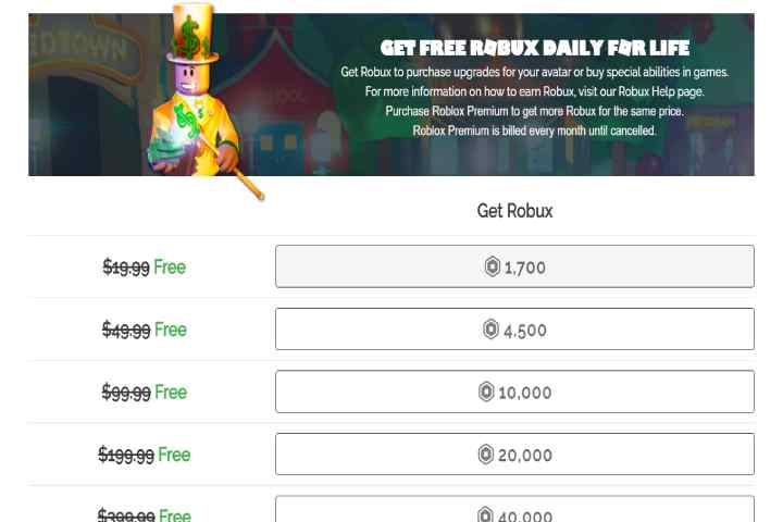 Robuxday.com – Free Online Robux Generator For Roblox