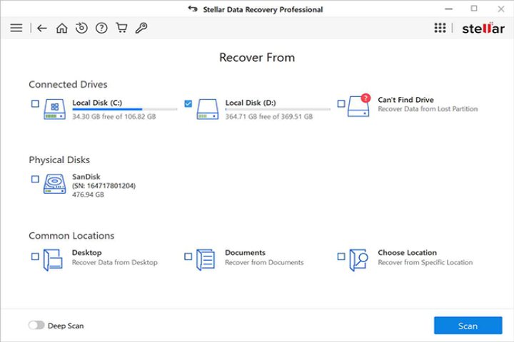 Stellar Data Recovery Professional For Windows (2)