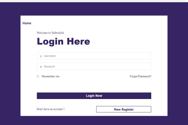 Tallwin Life login (2)