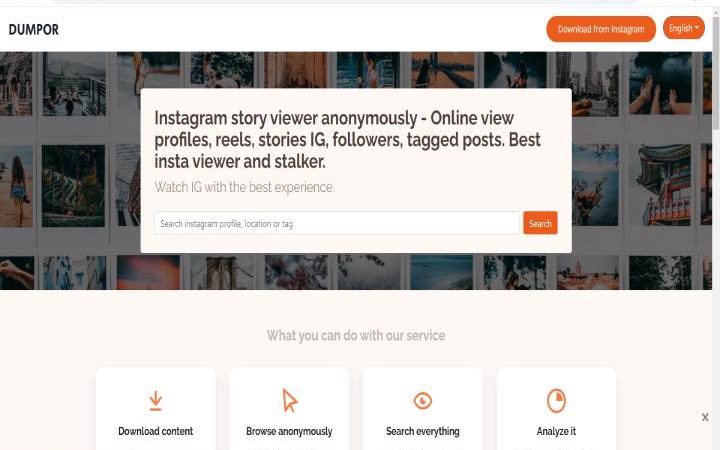 Dumpor – Best Instagram Anonymous Story Viewer