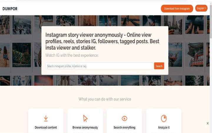 Dumpor – Instagram Story Viewer Anonymously