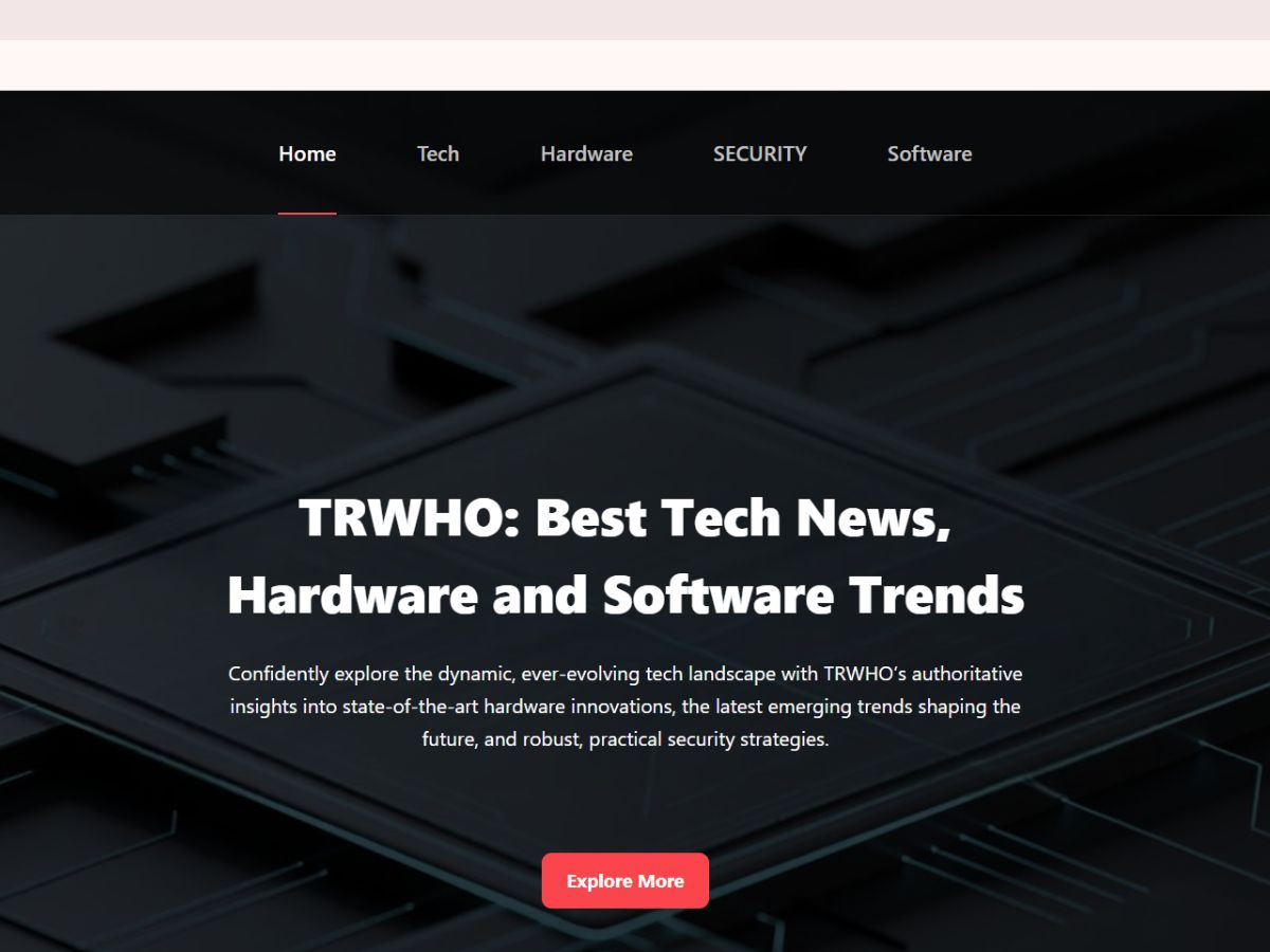 Trwho .com: Get All Tech Insights At Your Fingertips